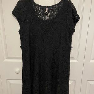 Pink Blush Maternity Dress Lace Size L